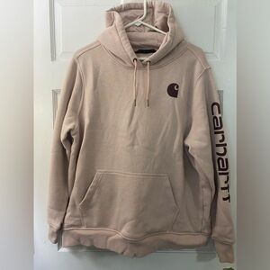 Carhartt Womens Blush Pink Hoodie, Size XXL (20)